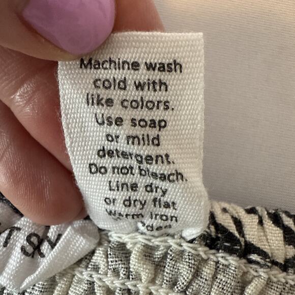 Midnight Sky NWT Womans L Boho Chic Cropped Corset Linen Blend Tank Top Festival - Picture 6 of 10